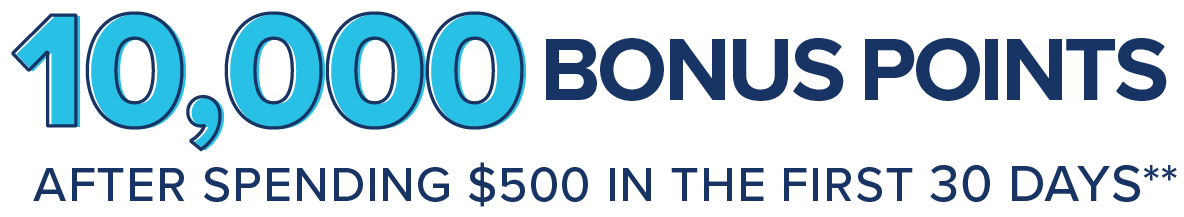 10K Bonus Points*