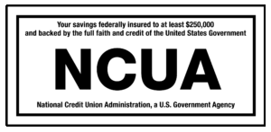 NCUA Insured label
