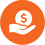 Low minimum deposit icon
