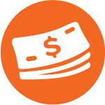 No monthly fees icon